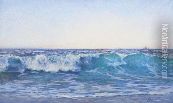 Seascape Oil Painting - Harry Foster Newey