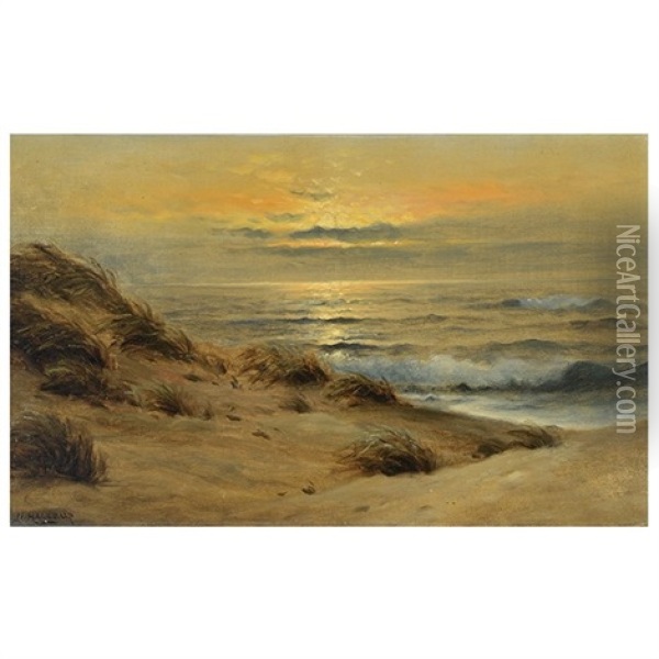 Crashing Surf Oil Painting - Nels Hagerup
