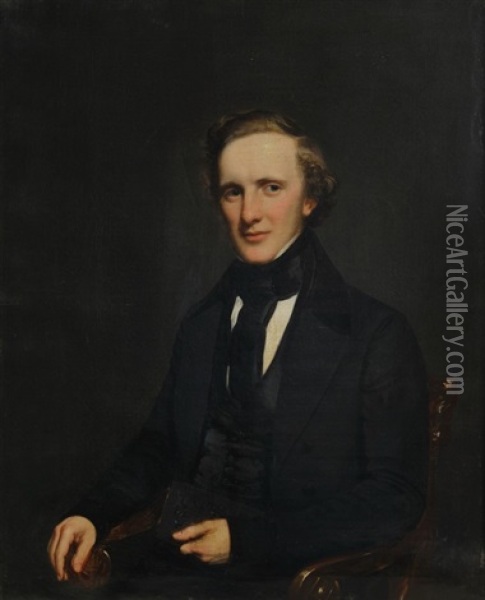 Portrait Of James M. Bruen Oil Painting - Henry Inman
