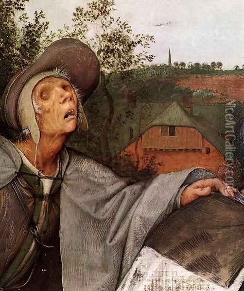 The Parable of the Blind Leading the Blind (detail) 1568 2 Oil Painting - Jan The Elder Brueghel