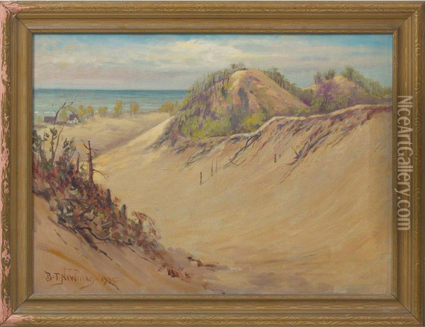 Dunes Oil Painting - Benjamin Tupper Newman