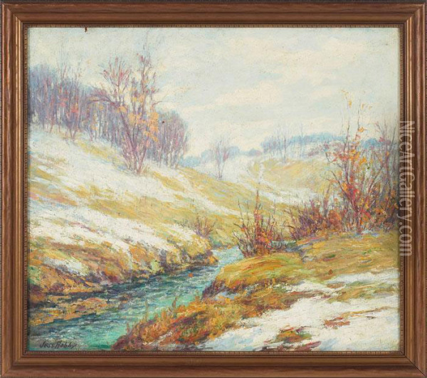 Spring Thaw Oil Painting - Jess Carl Hobby