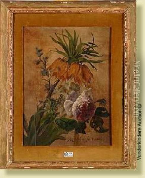 Bouquet De Fleurs Oil Painting - Arthur Chaplin