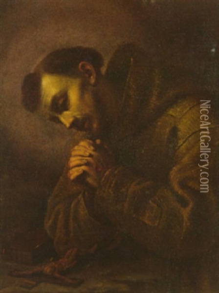 San Fancisco En Oracion Oil Painting - Carlo Dolci