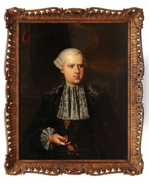 Retrato Del Conde De Wildenstein Oil Painting - Anton Jandl