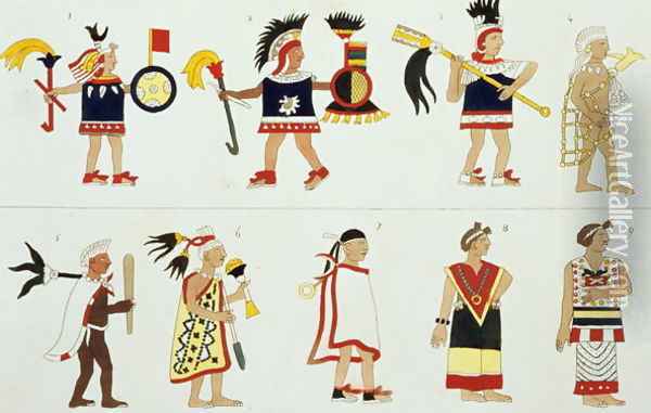 Montezuma II Oil Painting - D.K. Bonatti