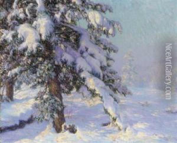 Snow-laden Oil Painting - Walter Launt Palmer