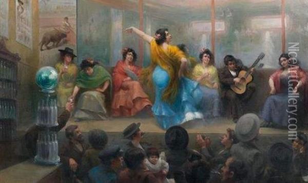 Flamenco Oil Painting - Francesco De Gregorio