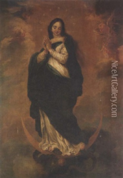 The Immaculate Conception Oil Painting - Jose Antolinez