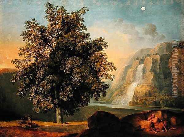 Landscape at Tivoli Oil Painting - Johann Heinrich Wilhelm Tischbein