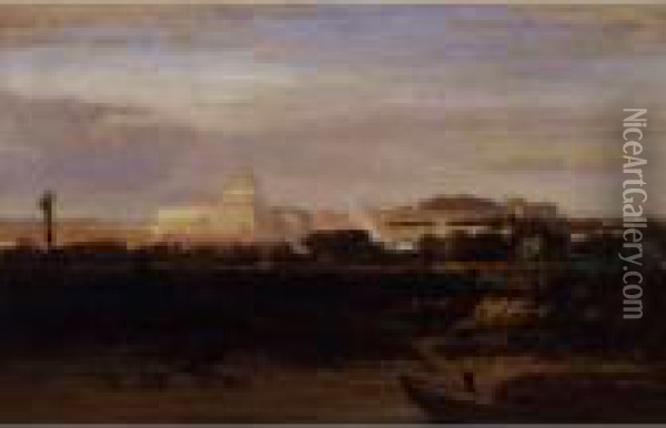 View Of St. Peter's, Rome Oil Painting - George Inness