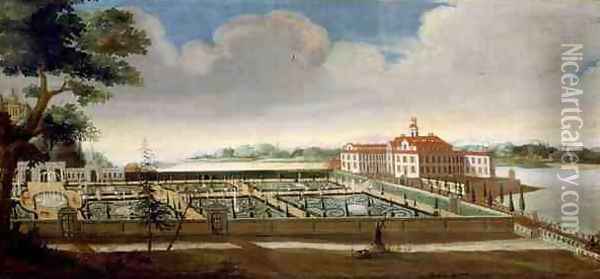 View of Ulriksdal Palace from the South, 1732 Oil Painting - David von Coln