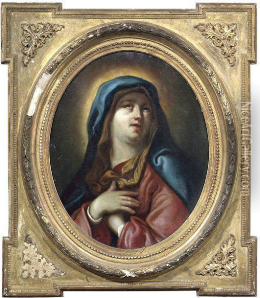 Madonna Im Gebet Oil Painting - Giovanni Battista Salvi