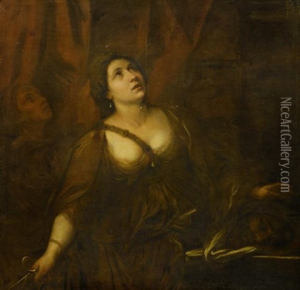 Judith Und Holophernes Oil Painting - Francesco del Cairo