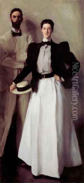 Mr And Mrs Isaac Newton Phelps Stokes Oil Painting - John Singer Sargent