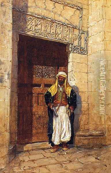 Arabian Subject Oil Painting - Louis Comfort Tiffany