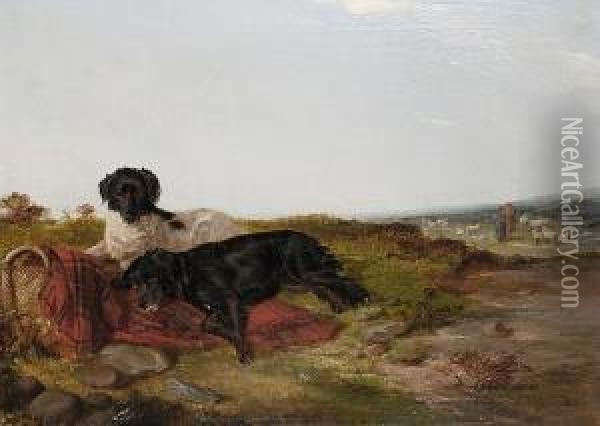 A Deserved Rest Oil Painting - J. Duvall