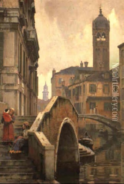 Sta. Fosca, Venice Oil Painting - William Logsdail
