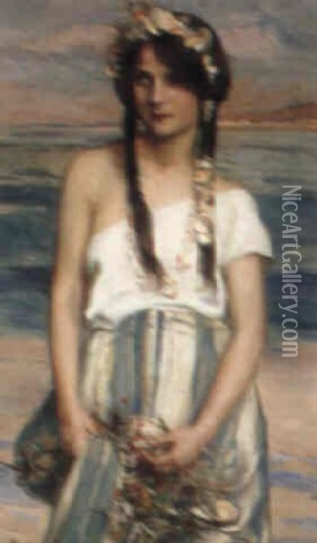 La Sirenette Oil Painting - Madeleine Carpentier