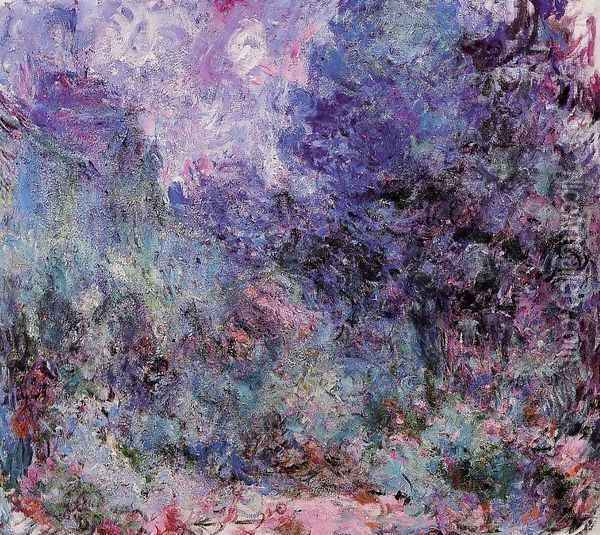 The House Seen From The Rose Garden2 Oil Painting - Claude Oscar Monet