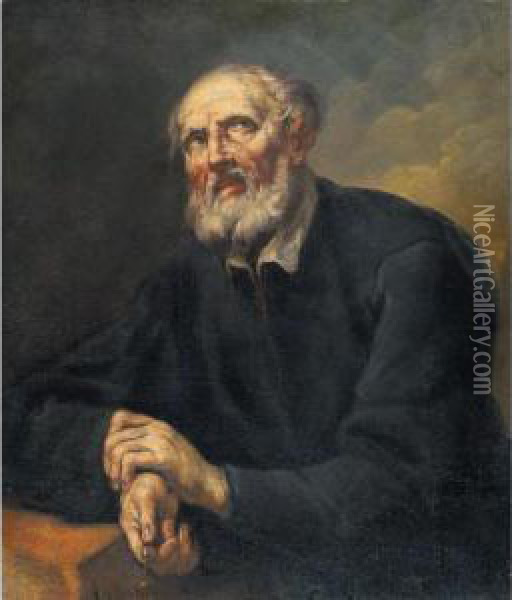 Ritratto Di Ecclesiastico Oil Painting - Giuseppe Antonio Pianca