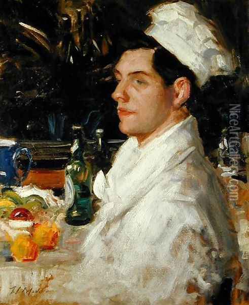 The Chef Oil Painting - Francis Campbell Boileau Cadell