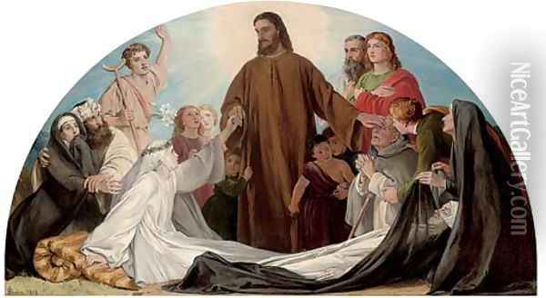 Christ healing the sick Oil Painting - John Callcott Horsley