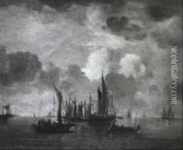 Segelschiffe Oil Painting - William Owen