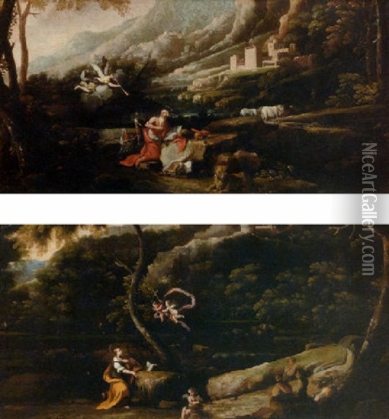 Saint Jerome In The Wilderness Oil Painting - Annibale Carracci