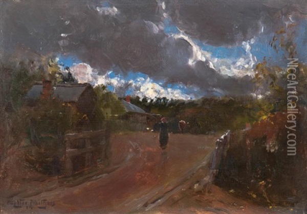 After The Storm, Eltham Oil Painting - Walter Herbert Withers