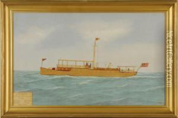 The Cruising Yacht 
Tuna Oil Painting - Thomas Willis