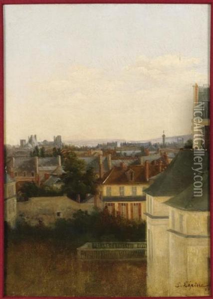 Les Toits Oil Painting - Stanislas Lepine