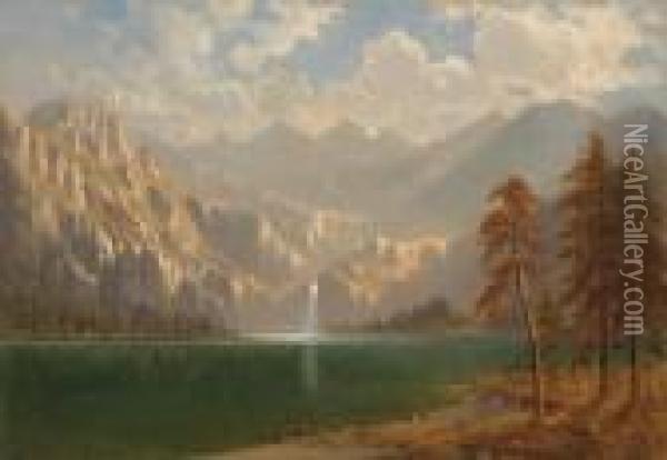 In Yosemite Oil Painting - Gilbert Davis Munger