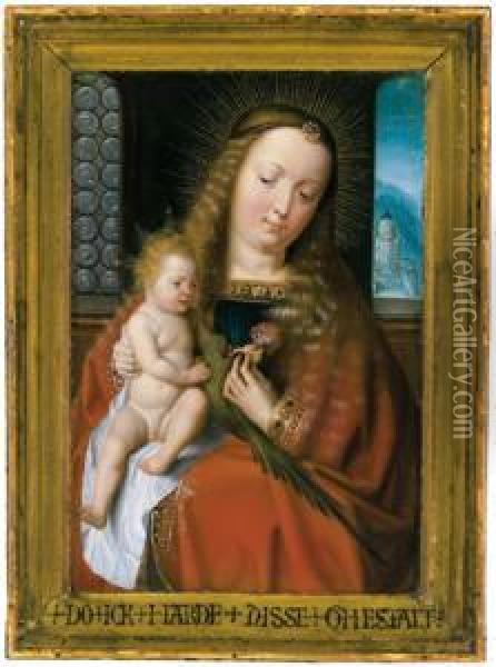 Ito Maria Con Il Bambino Oil Painting - Ambrosius Benson