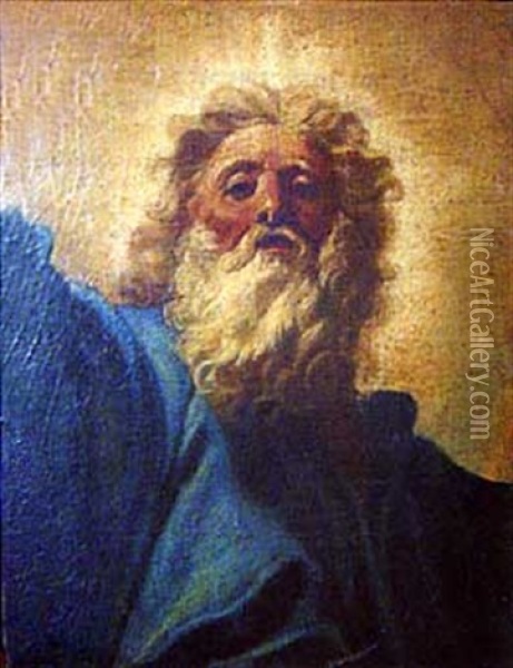 Le Pere Eternel (fragment) Oil Painting - Jean-baptiste Jouvenet