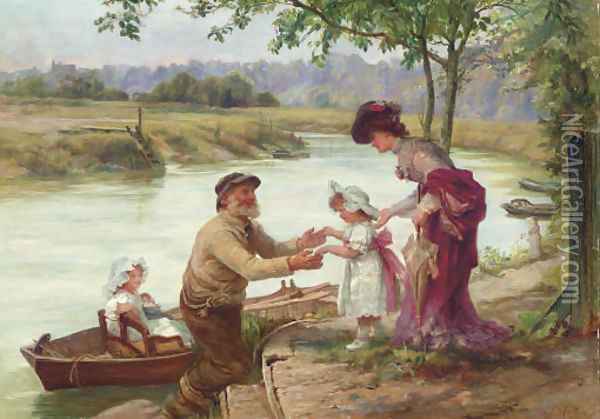 Dainty Fares Oil Painting - Frederick Morgan