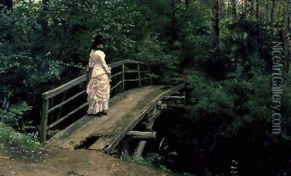 Summer Landscape, 1879 Oil Painting - Ilya Efimovich Efimovich Repin