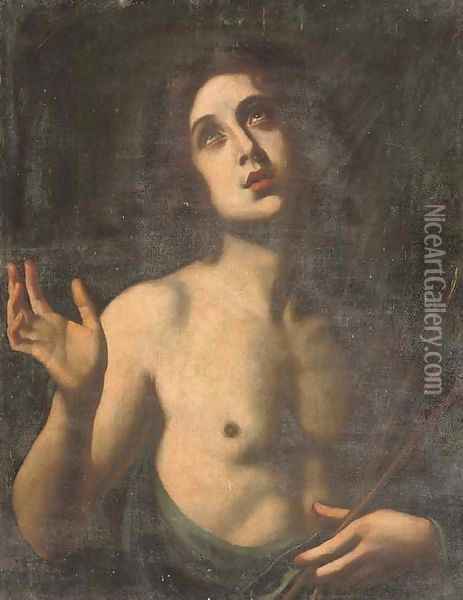 Saint Sebastian Oil Painting - Felice Ficherelli