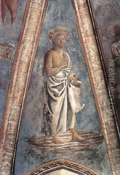 St John the Baptist 2 Oil Painting - Andrea Del Castagno