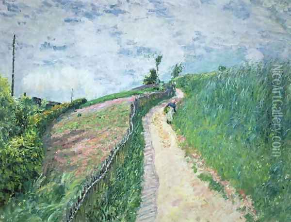 Path Leading to Ville D'Avray, 1879 Oil Painting - Alfred Sisley
