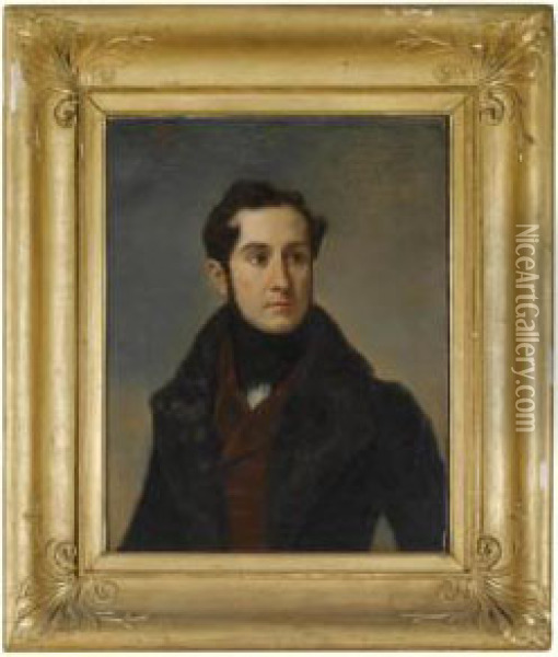 Portrait Of A Gentleman Oil Painting - Wilhelm Richter