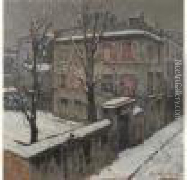  Neige  Oil Painting - Jacques Martin