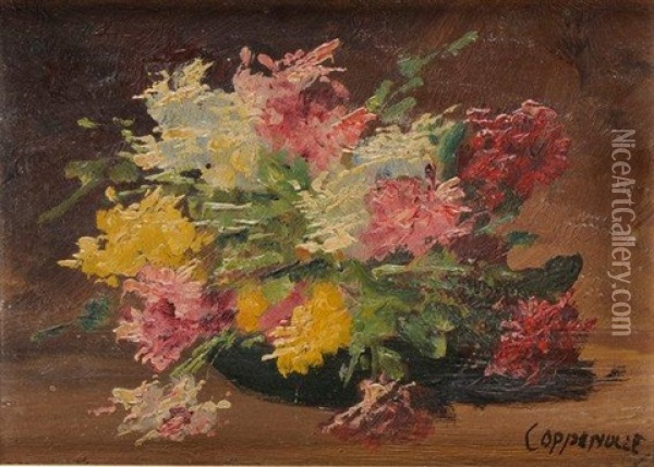 Bouquet Sauvage Oil Painting - Edmond Van Coppenolle
