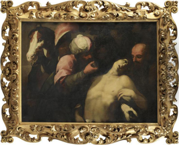 The Good Samaritan Oil Painting - Claude Fer