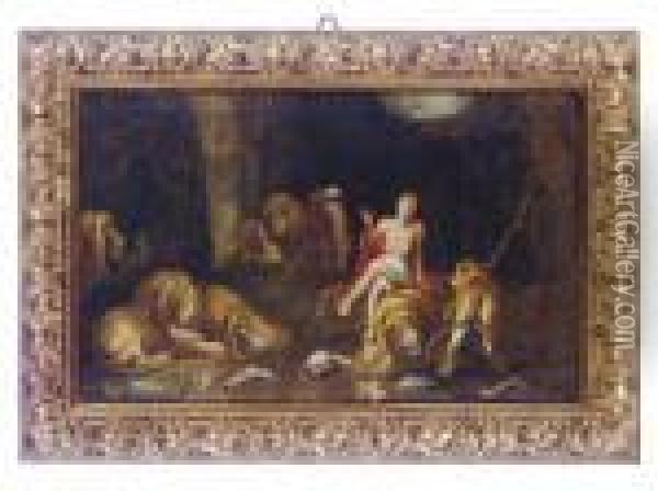 Daniel In The Lions Den Oil Painting - Peter Paul Rubens