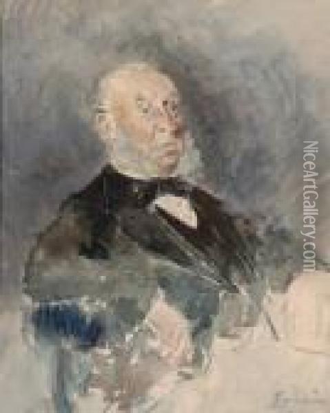 Portrait Presume De Chauchard Oil Painting - Jean-Louis Forain