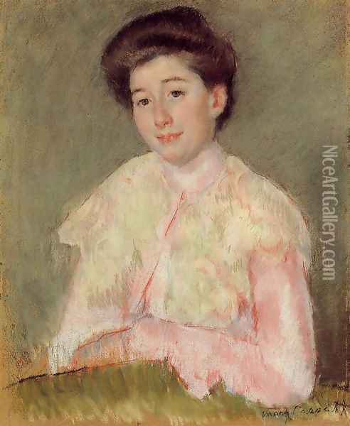 Portrait Of A Lady Oil Painting - Mary Cassatt