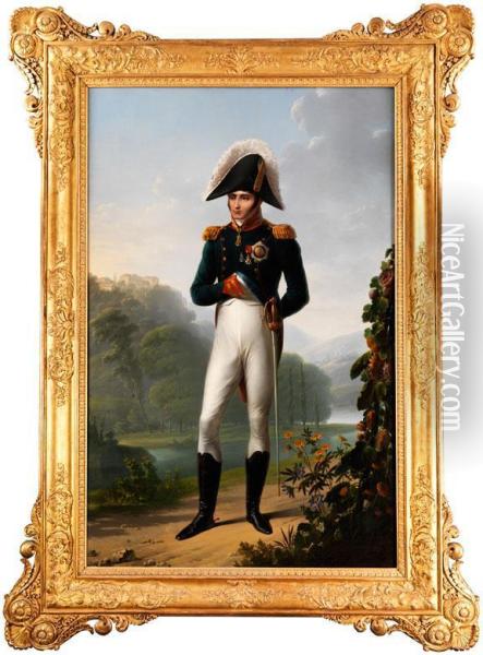 Portrait Des Jerome Bonaparte Oil Painting - Francois-Joseph Kinson