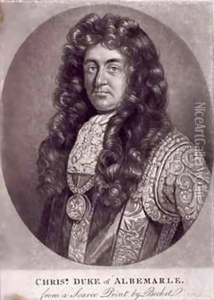 Christopher Monck, 2nd Duke of Albemarle (1653-88) Oil Painting - Isaac Becket