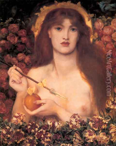 Venus Verticordia 1864-68 Oil Painting - Dante Gabriel Rossetti